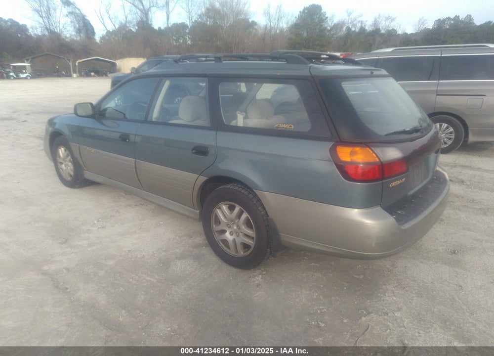 2001 SUBARU OUTBACK VIN: 4S3BH665517609293