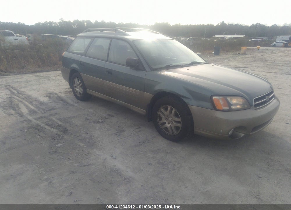 2001 SUBARU OUTBACK VIN: 4S3BH665517609293