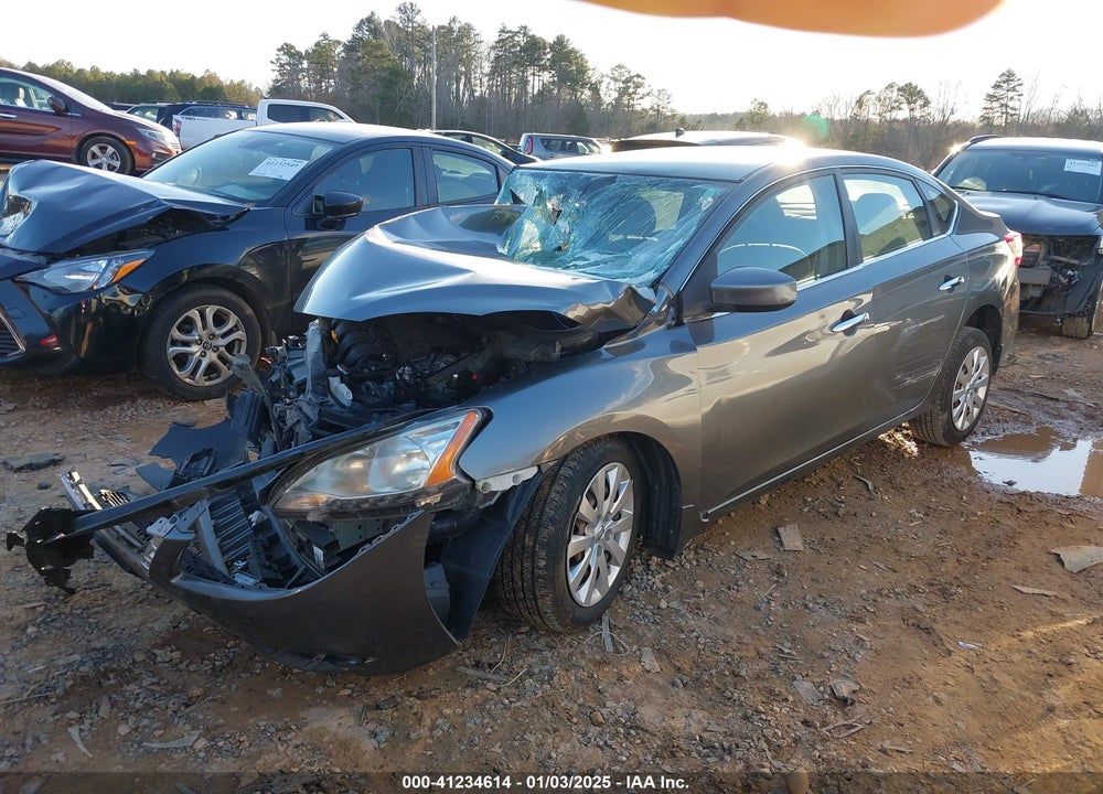 2015 NISSAN SENTRA SV VIN: 3N1AB7AP0FL686056