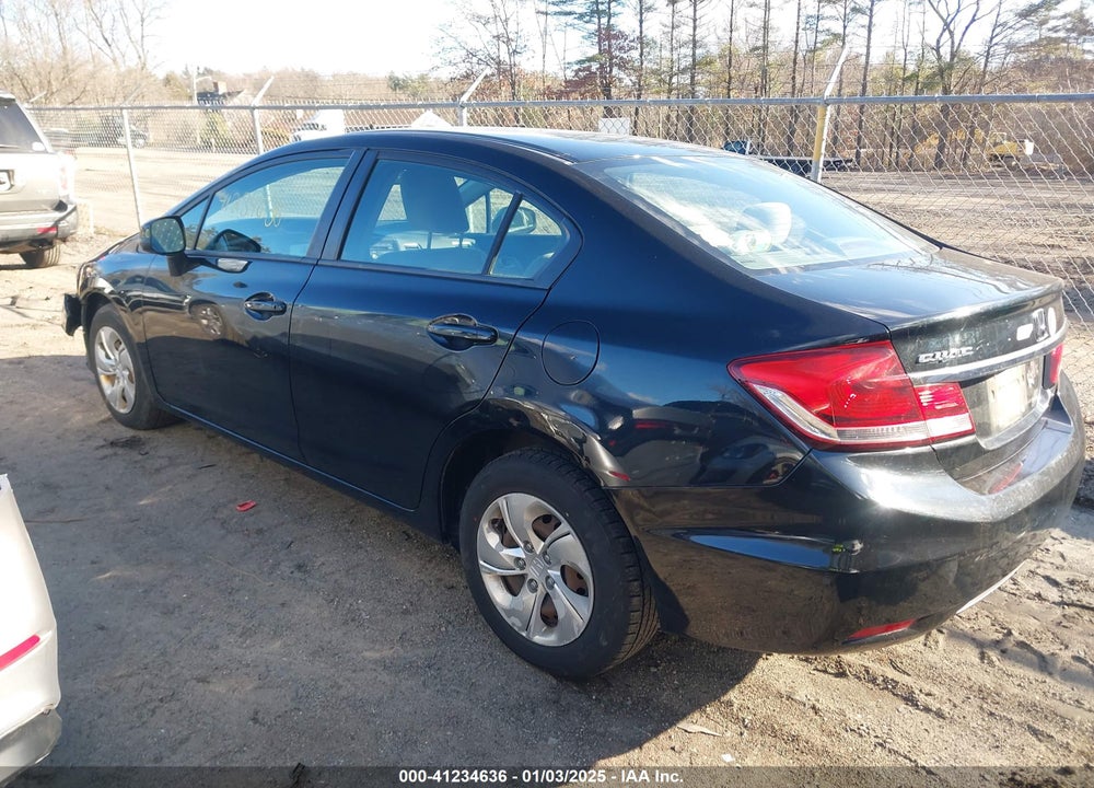 2013 HONDA CIVIC LX VIN: 19XFB2F5XDE211531