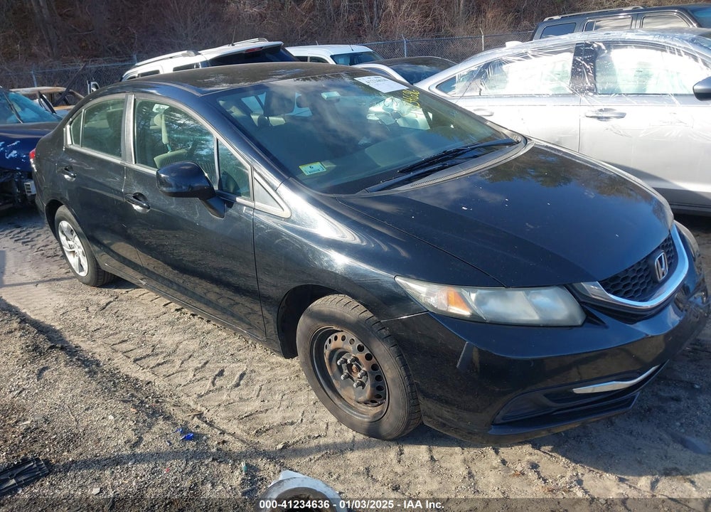 2013 HONDA CIVIC LX VIN: 19XFB2F5XDE211531