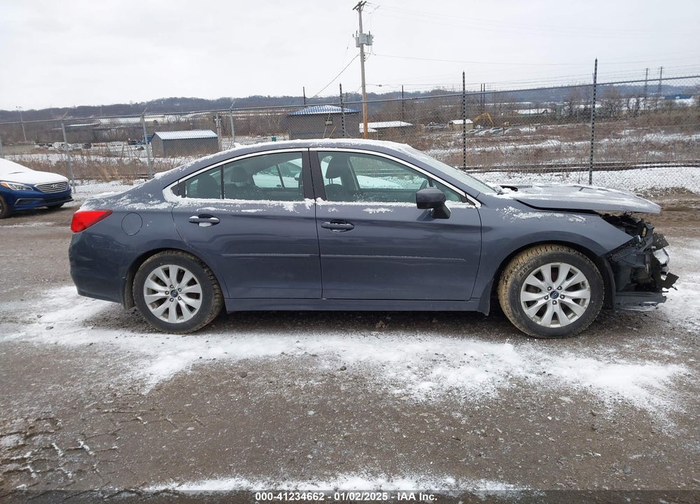 2016 SUBARU LEGACY 2.5I PREMIUM VIN: 4S3BNAD68G3032458