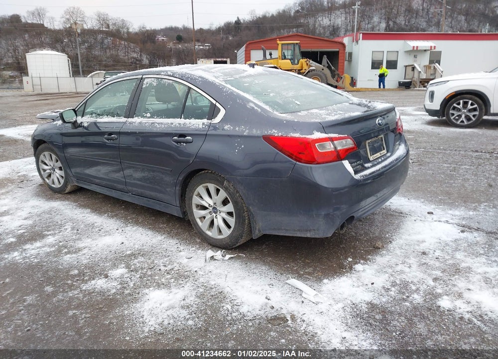 2016 SUBARU LEGACY 2.5I PREMIUM VIN: 4S3BNAD68G3032458