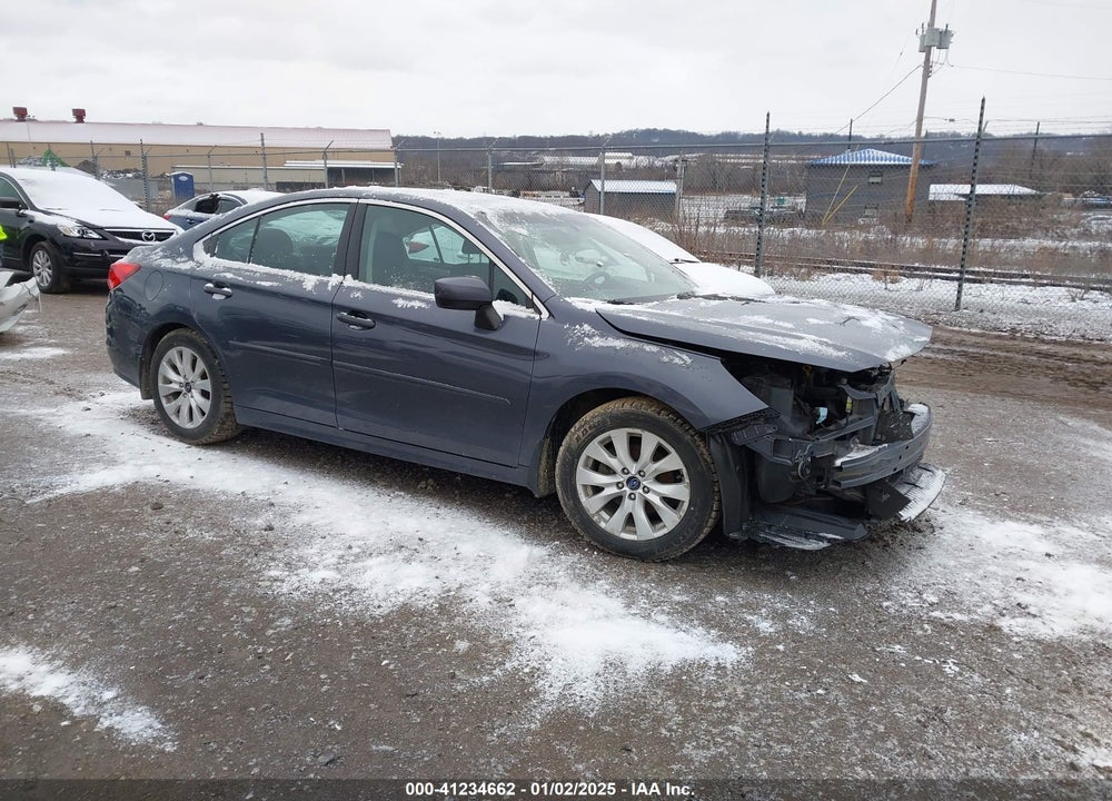 2016 SUBARU LEGACY 2.5I PREMIUM VIN: 4S3BNAD68G3032458