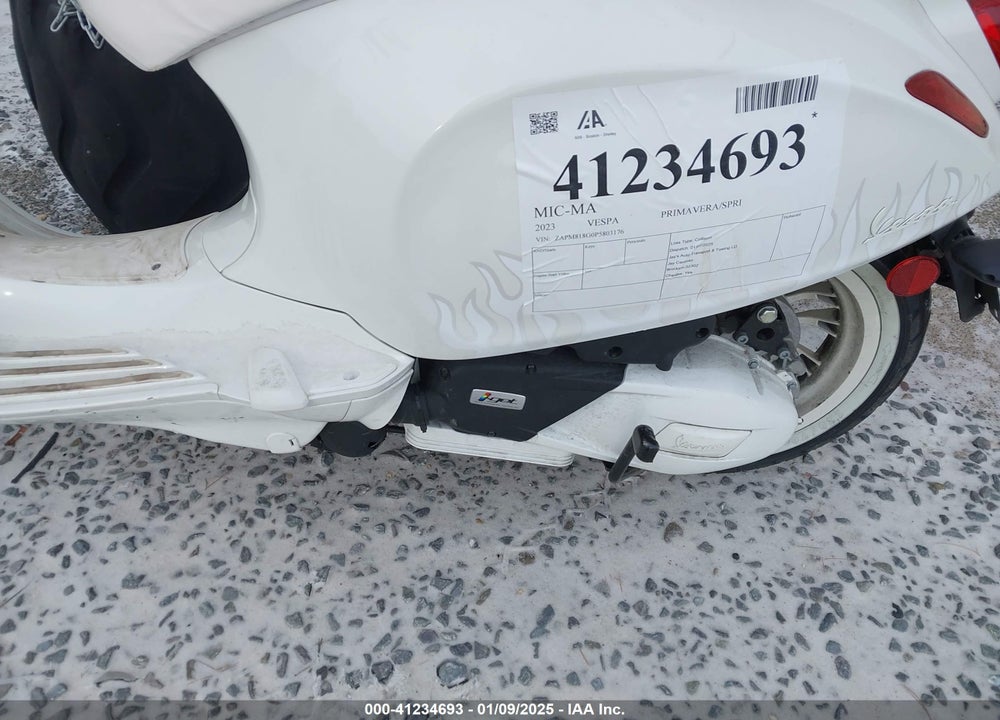 2023 VESPA PRIMAVERA/SPRINT 150 VIN: ZAPM818G0P5803176