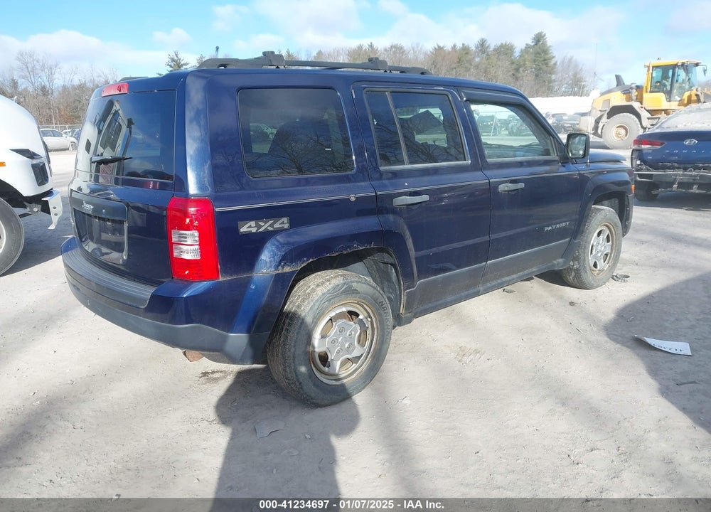 2013 JEEP PATRIOT SPORT VIN: 1C4NJRBBXDD249829