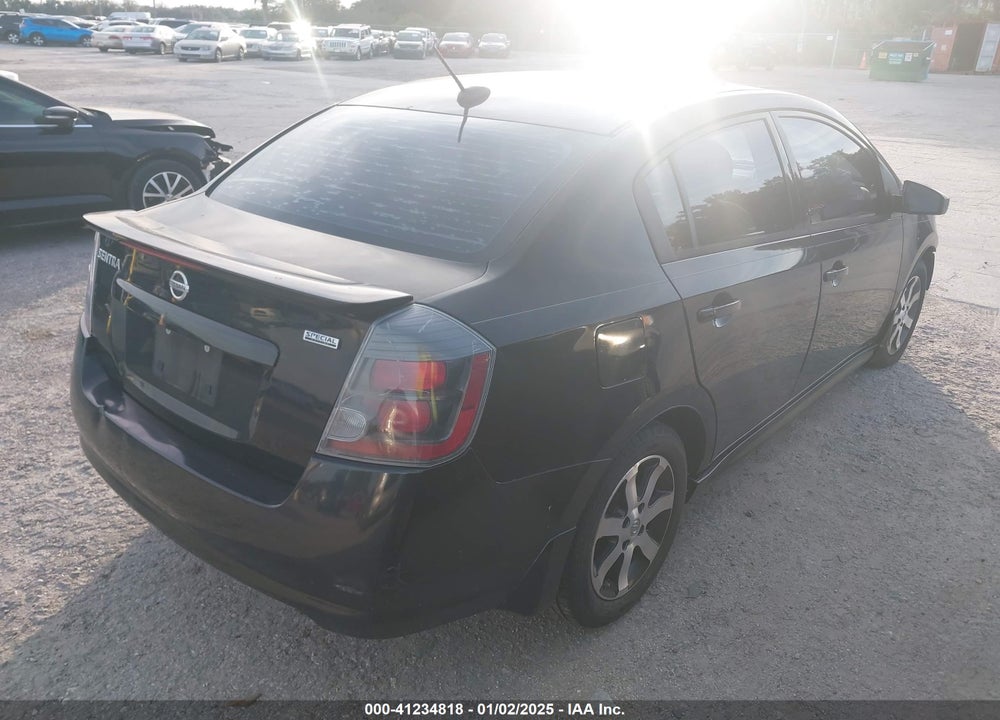 2012 NISSAN SENTRA 2.0 SR VIN: 3N1AB6AP1CL666310