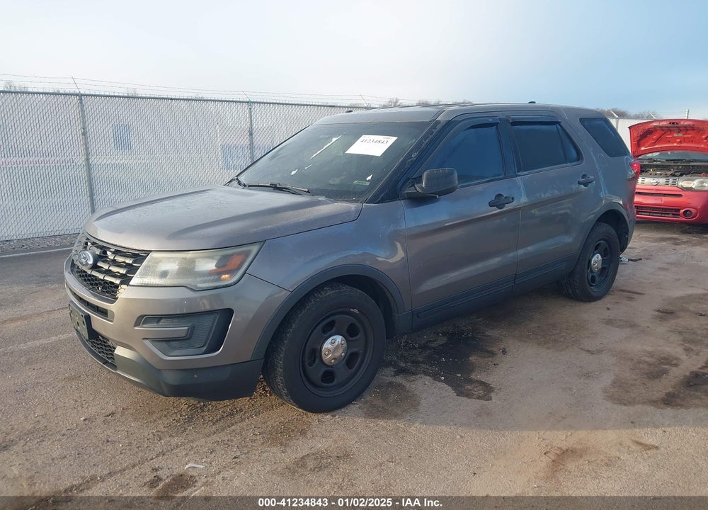 2016 FORD POLICE INTERCEPTOR VIN: 1FM5K8AR6GGA72345