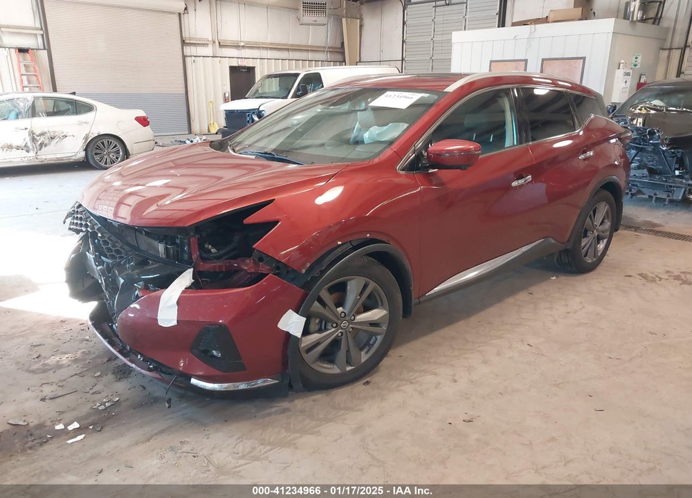 2020 NISSAN MURANO PLATINUM FWD VIN: 5N1AZ2DJ9LN104773