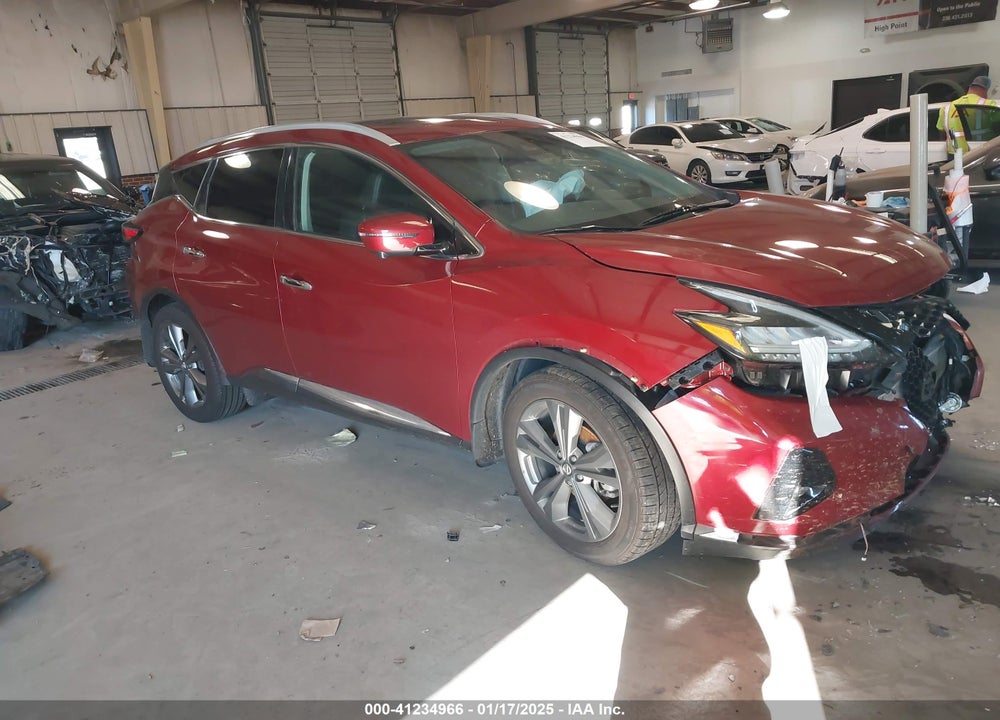 2020 NISSAN MURANO PLATINUM FWD VIN: 5N1AZ2DJ9LN104773