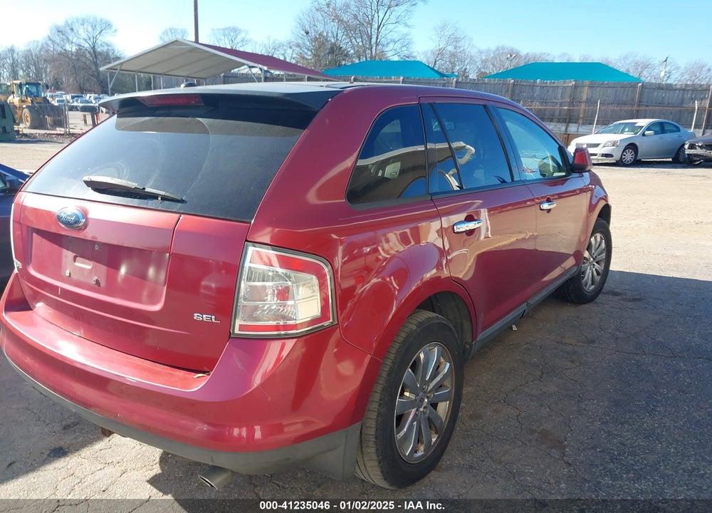 2007 FORD EDGE SEL PLUS VIN: 2FMDK39C27BB36564