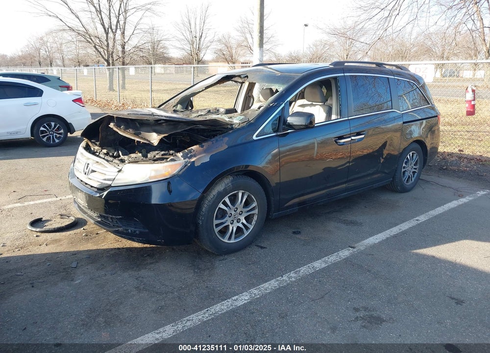 2011 HONDA ODYSSEY EX-L VIN: 5FNRL5H62BB094665