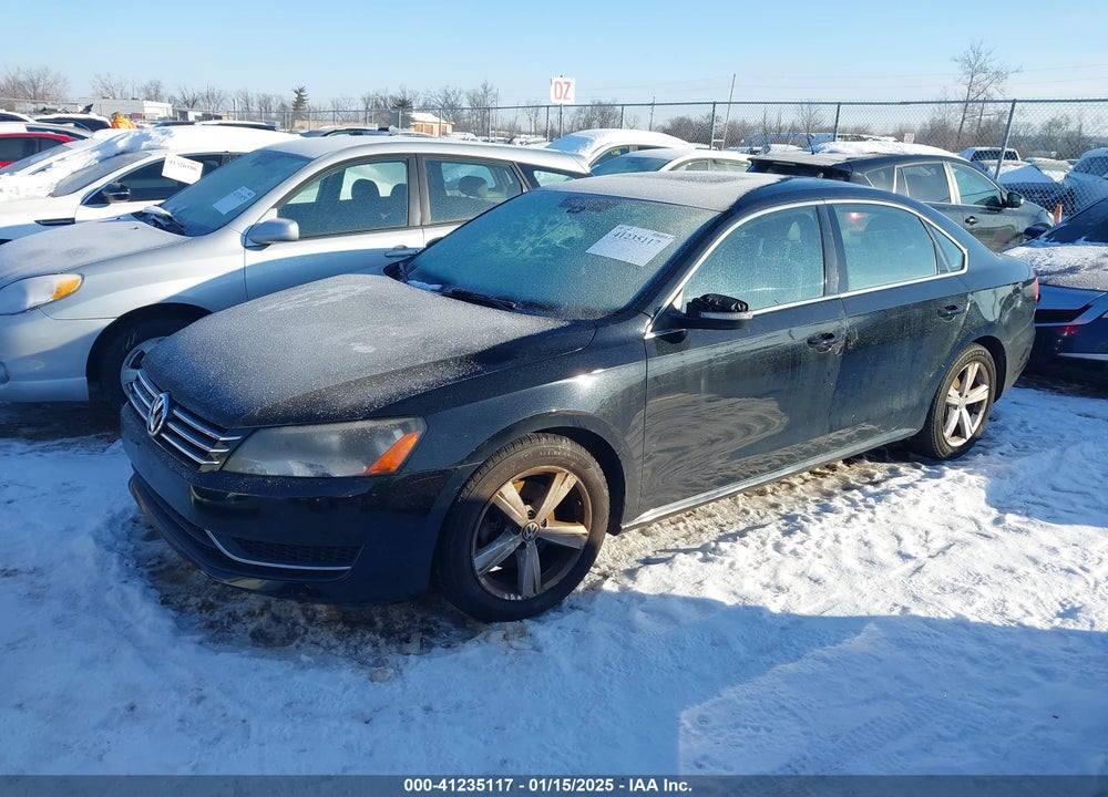 2013 VOLKSWAGEN PASSAT 2.5L SE VIN: 1VWBP7A39DC148493