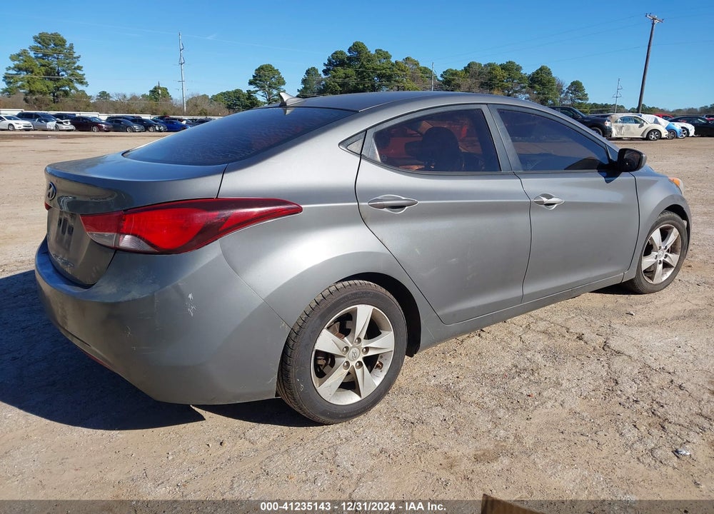 2013 HYUNDAI ELANTRA GLS VIN: 5NPDH4AE0DH180651