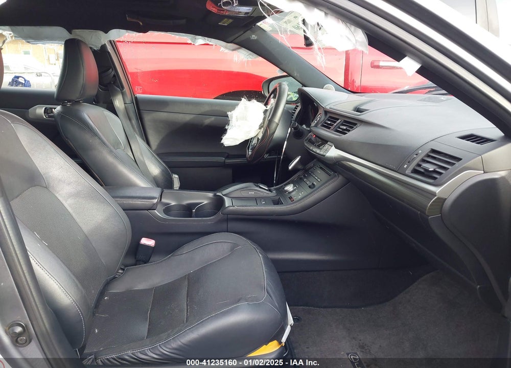 2012 LEXUS CT 200H VIN: JTHKD5BH4C2097904