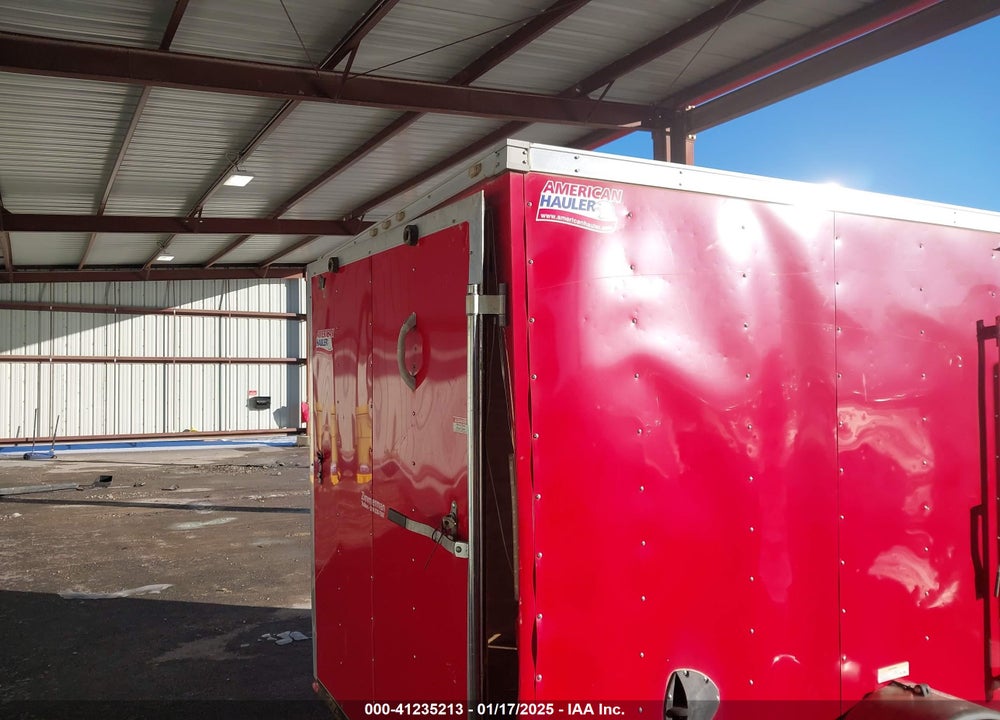2017 AMERICAN HAULER CARGO TRAILER 6X12 VIN: 593200E13H1060465