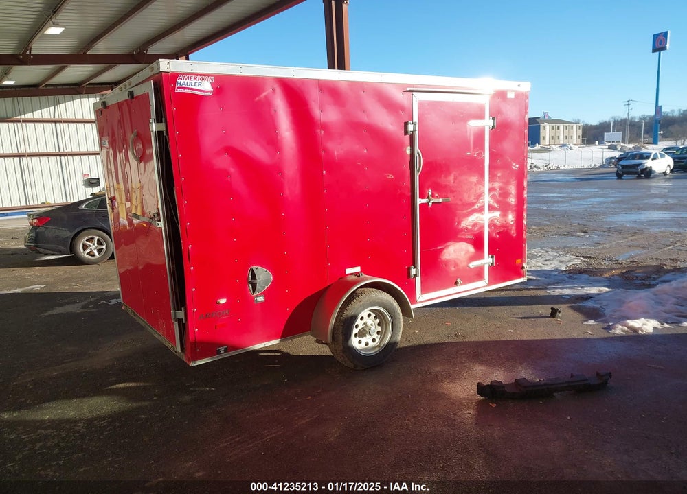 2017 AMERICAN HAULER CARGO TRAILER 6X12 VIN: 593200E13H1060465
