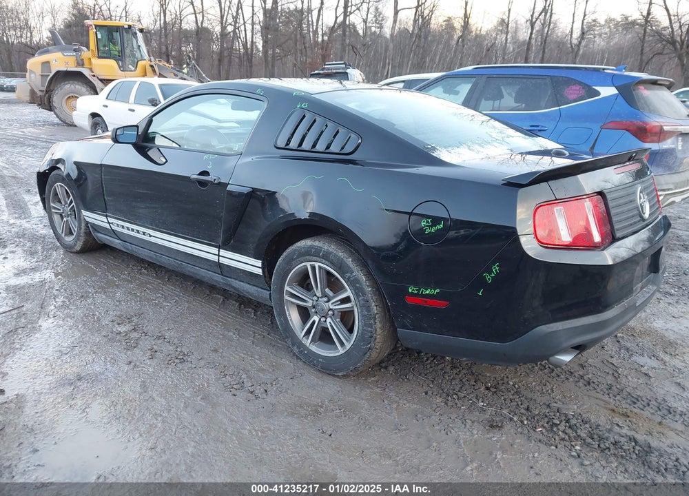 2012 FORD MUSTANG V6 PREMIUM VIN: 1ZVBP8AM2C5258125