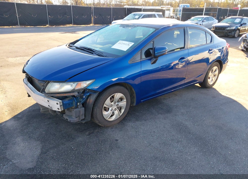 2014 HONDA CIVIC VIN: 19XFB2F54EE216838