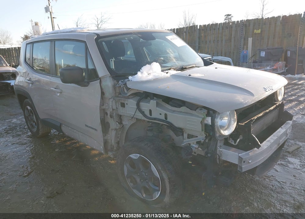 2016 JEEP RENEGADE SPORT VIN: ZACCJBATXGPD39528
