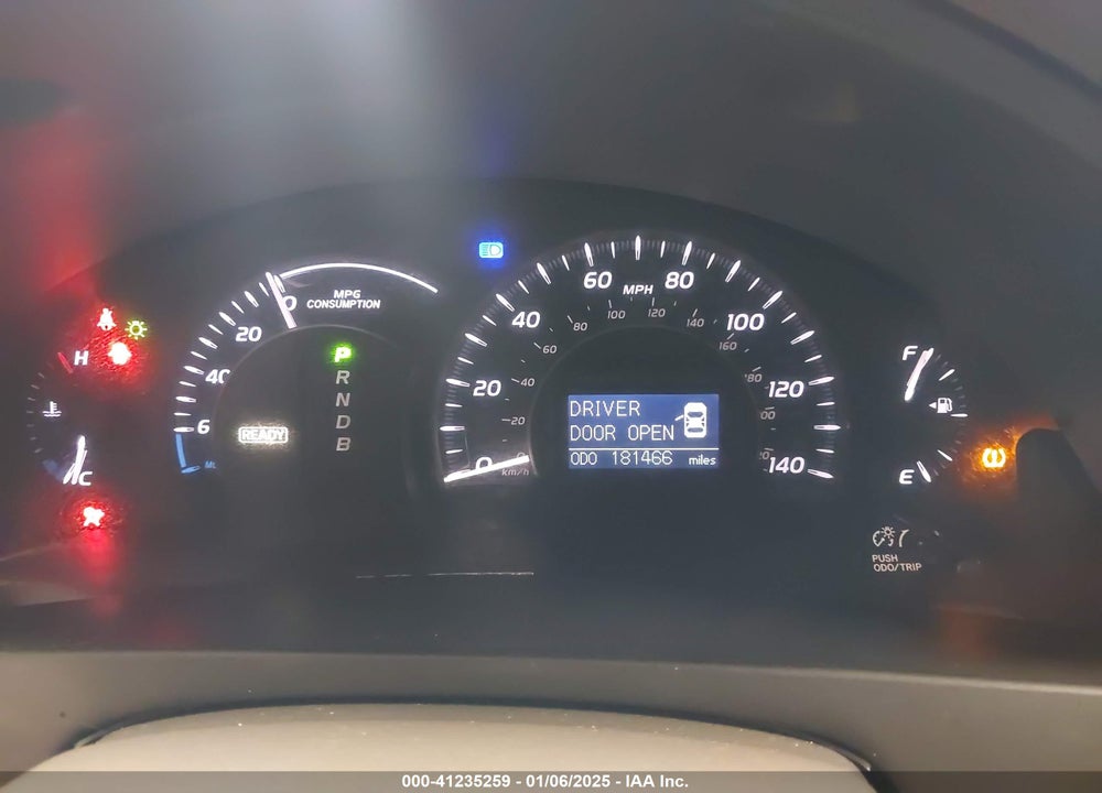 2007 TOYOTA CAMRY HYBRID VIN: 4T1BB46K77U011904