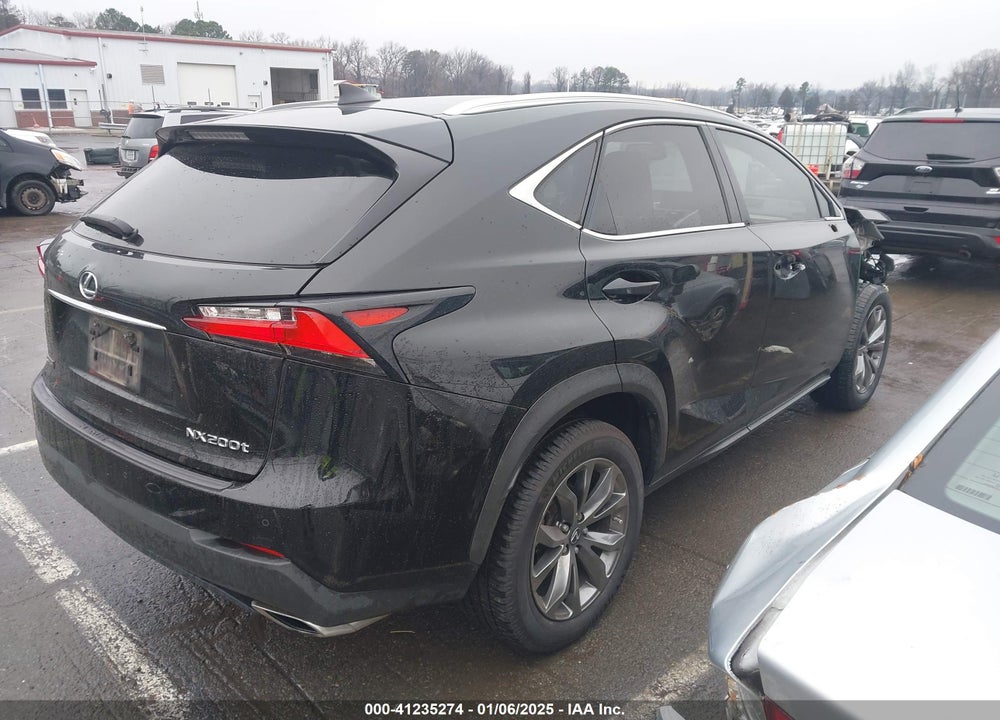 2017 LEXUS NX 200T F SPORT VIN: JTJYARBZ1H2063637