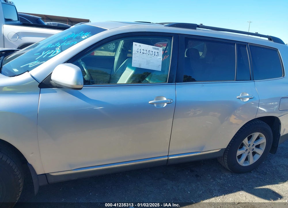 2013 TOYOTA HIGHLANDER VIN: 5TDBK3EH3DS244991