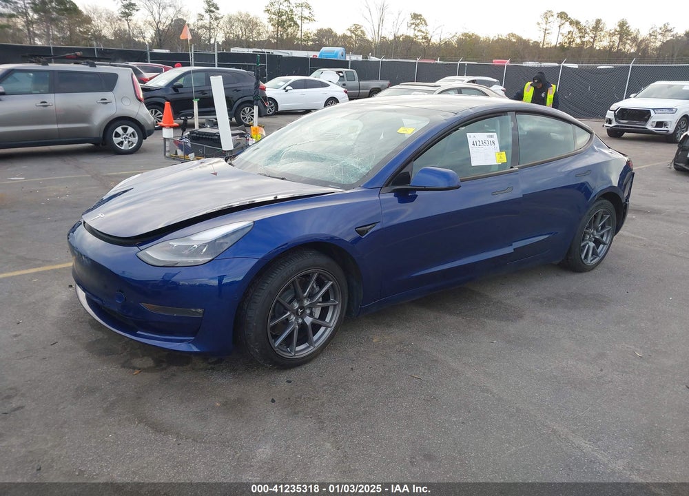 2022 TESLA MODEL 3 VIN: 5YJ3E1EB2NF103962