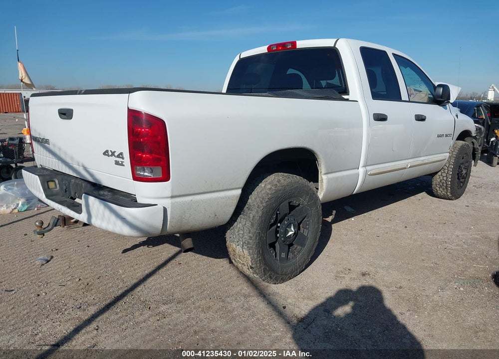 2004 DODGE RAM 1500 SLT/LARAMIE VIN: 1D7HU18D64S689837