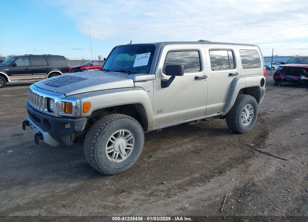 2008 HUMMER H3 SUV VIN: 5GTEN13E388194856