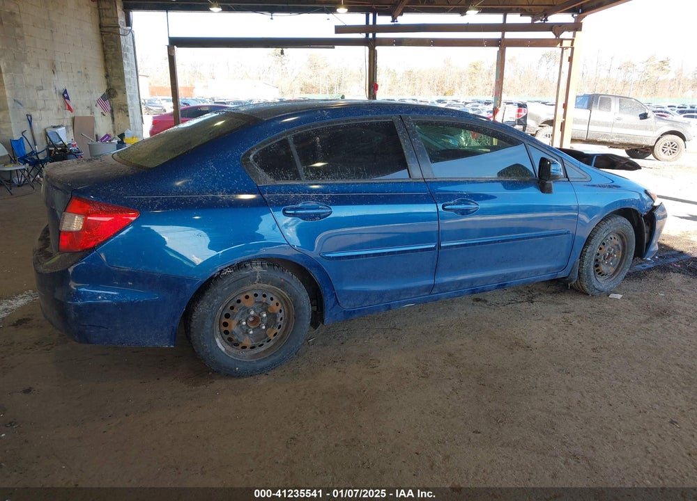 2012 HONDA CIVIC SDN VIN: 2HGFB2F57CH542541