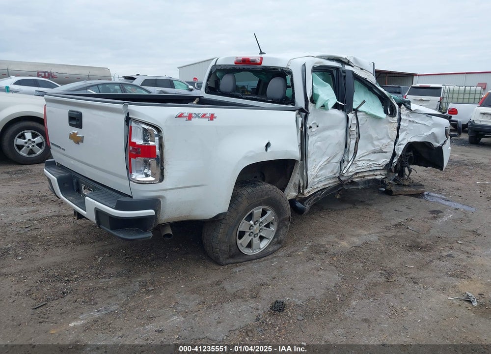 2020 CHEVROLET COLORADO 4WD SHORT BOX WT VIN: 1GCGTBEN6L1226872