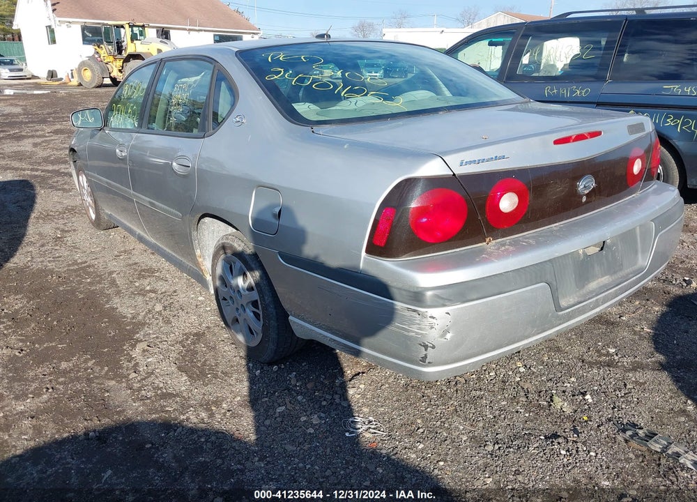 2005 CHEVROLET IMPALA VIN: 2G1WF52E759389398