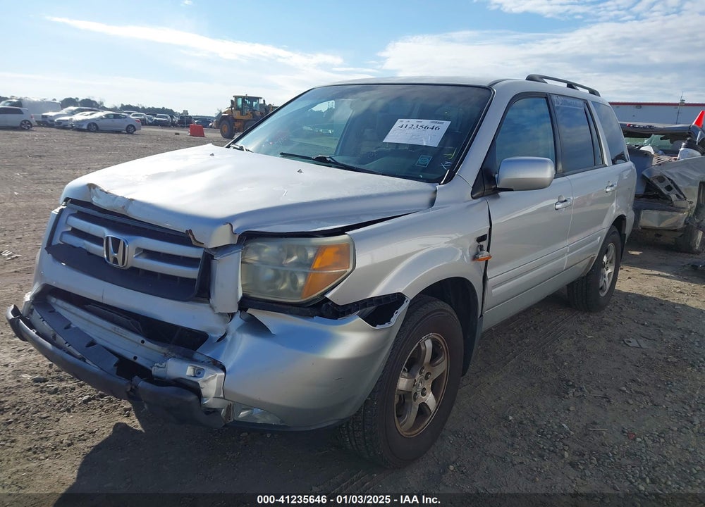 2006 HONDA PILOT EX VIN: 2HKYF18466H527633