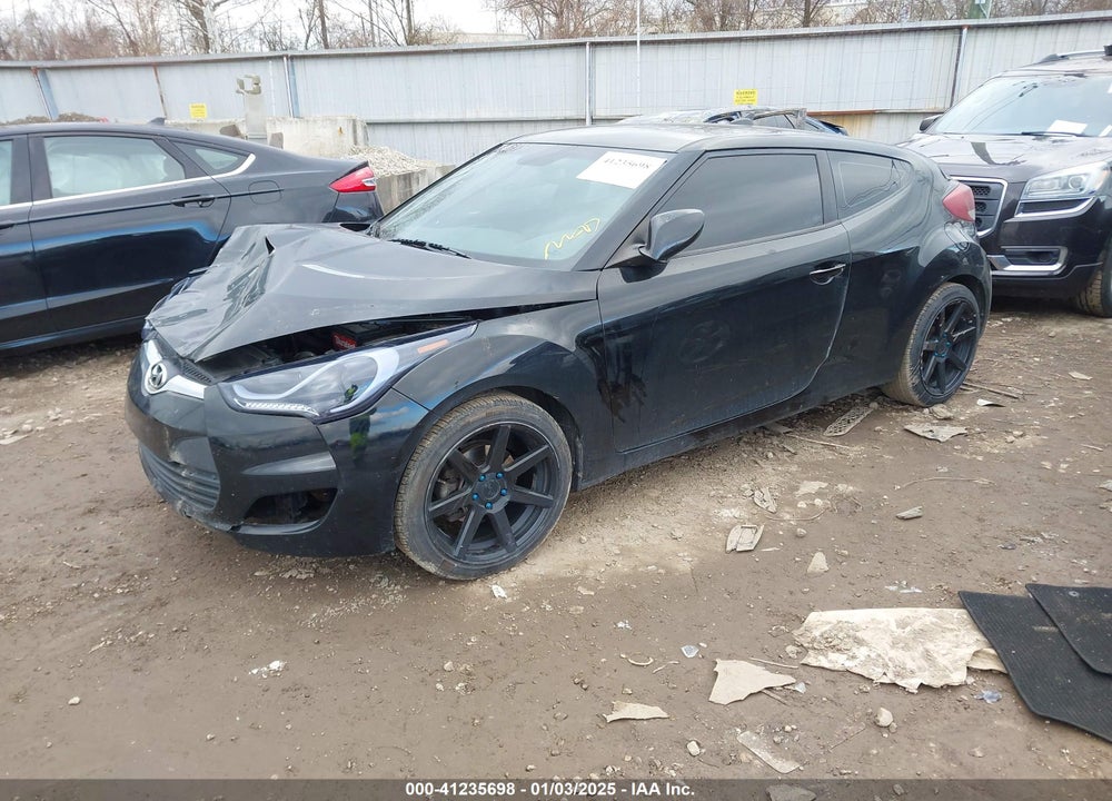 2013 HYUNDAI VELOSTER BASE W/BLACK VIN: KMHTC6AD4DU164905