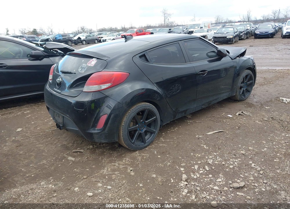 2013 HYUNDAI VELOSTER BASE W/BLACK VIN: KMHTC6AD4DU164905