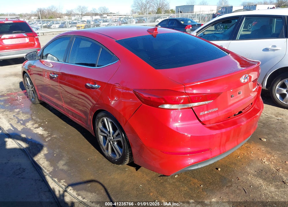 2017 HYUNDAI ELANTRA VIN: 5NPD84LF0HH059775