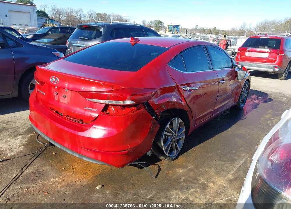 2017 HYUNDAI ELANTRA VIN: 5NPD84LF0HH059775