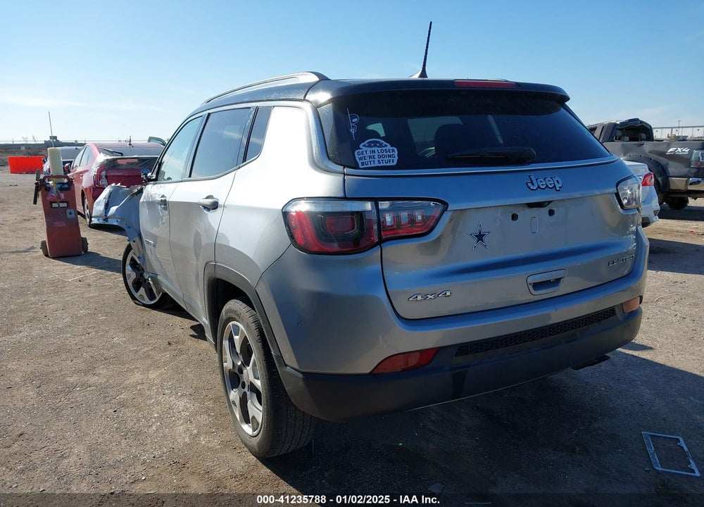 2019 JEEP COMPASS LIMITED 4X4 VIN: 3C4NJDCB3KT673118