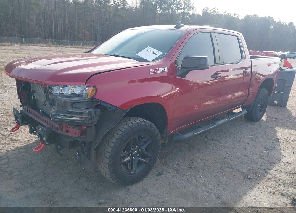 2020 CHEVROLET SILVERADO 1500 4WD SHORT BED LT TRAIL BOSS VIN: 1GCPYFED7LZ306229