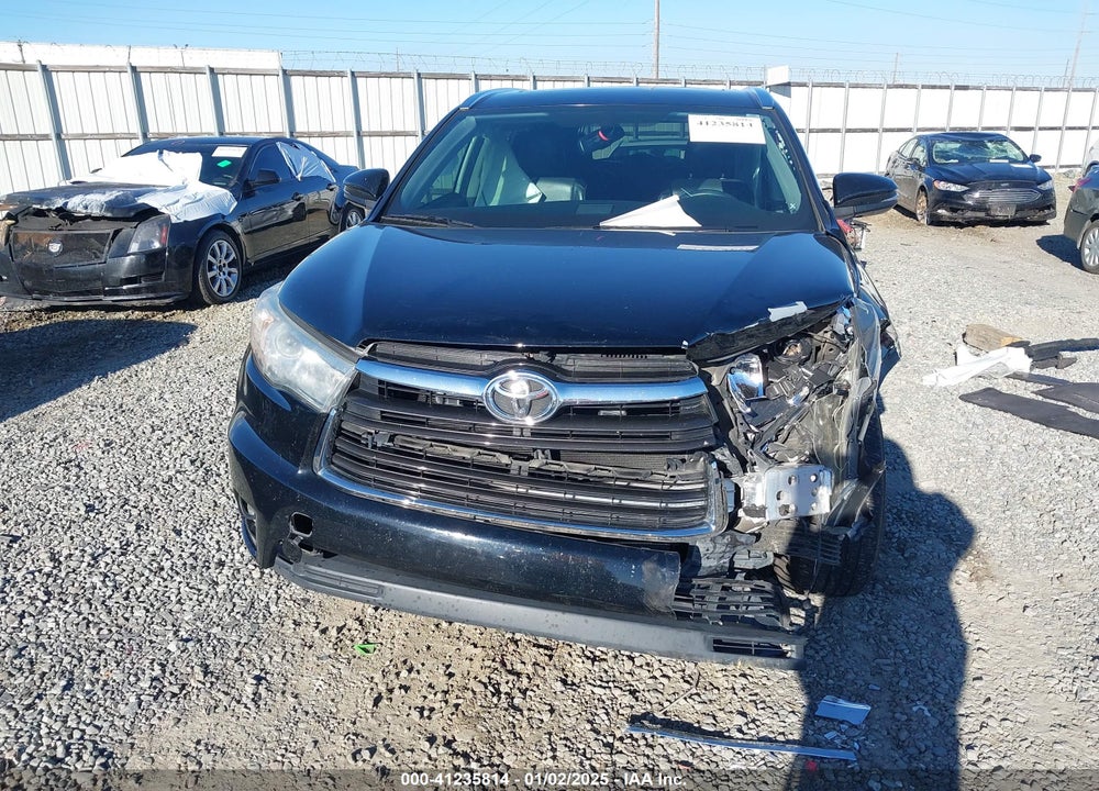 2016 TOYOTA HIGHLANDER LIMITED V6 VIN: 5TDDKRFH5GS292507