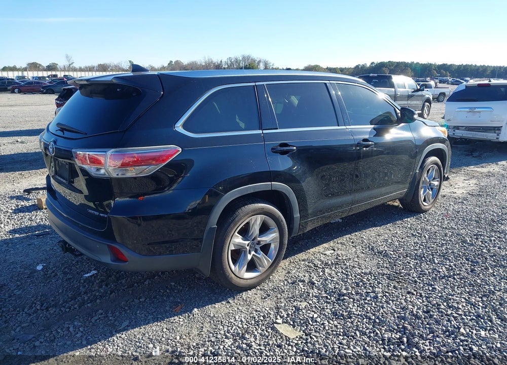 2016 TOYOTA HIGHLANDER LIMITED V6 VIN: 5TDDKRFH5GS292507