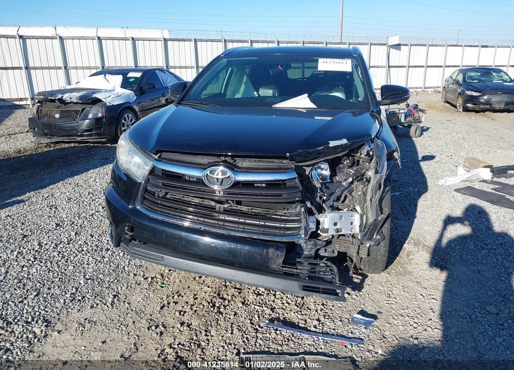 2016 TOYOTA HIGHLANDER LIMITED V6 VIN: 5TDDKRFH5GS292507