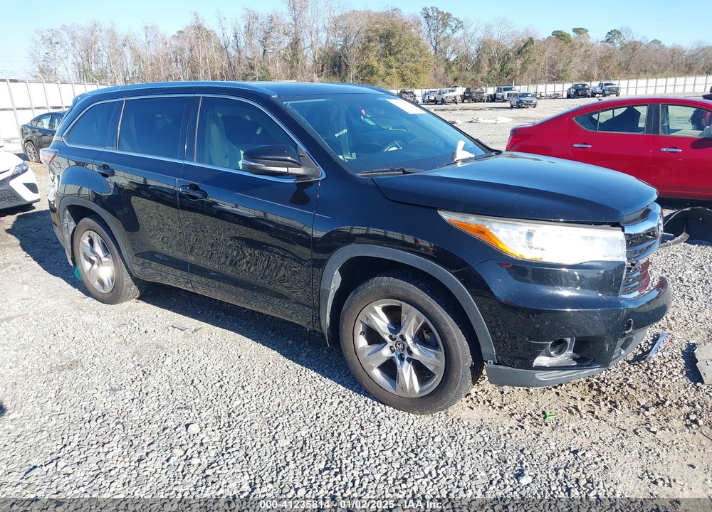 2016 TOYOTA HIGHLANDER LIMITED V6 VIN: 5TDDKRFH5GS292507