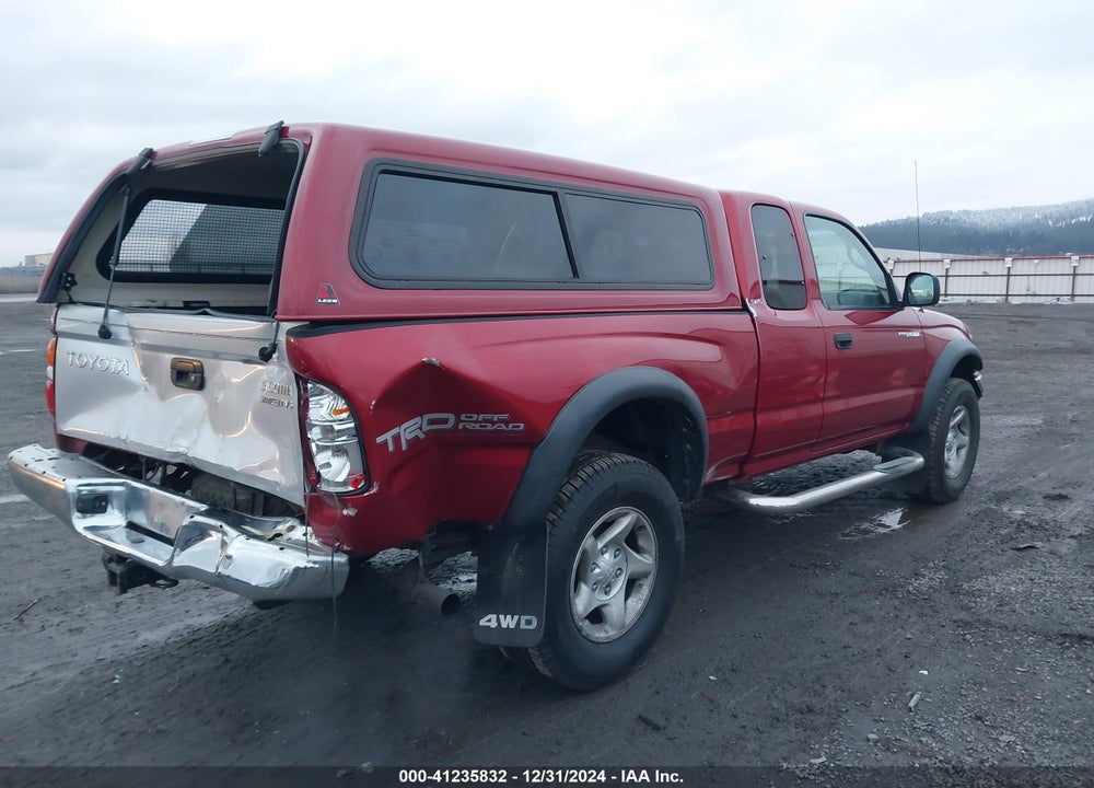 2004 TOYOTA TACOMA BASE V6 VIN: 5TEWN72N54Z416743