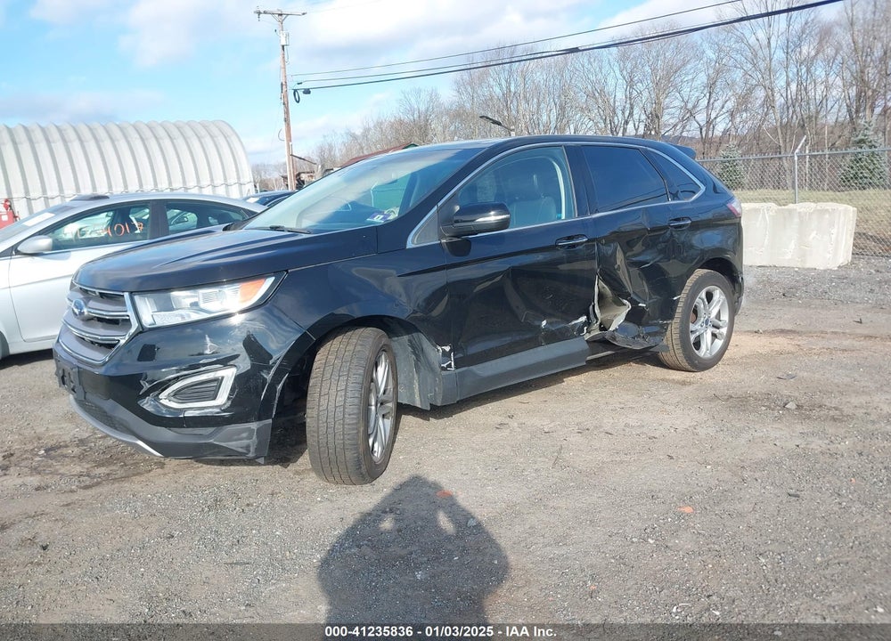2017 FORD EDGE TITANIUM VIN: 2FMPK4K97HBB90378