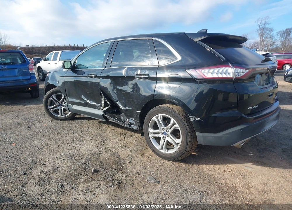 2017 FORD EDGE TITANIUM VIN: 2FMPK4K97HBB90378