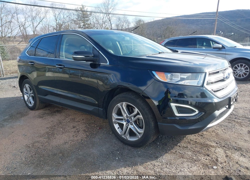 2017 FORD EDGE TITANIUM VIN: 2FMPK4K97HBB90378