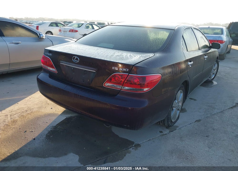 2006 LEXUS ES 330 VIN: JTHBA30G165144543