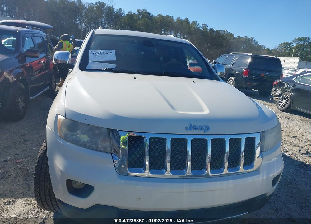 2012 JEEP GRAND CHEROKEE OVERLAND VIN: 1C4RJECT8CC240407